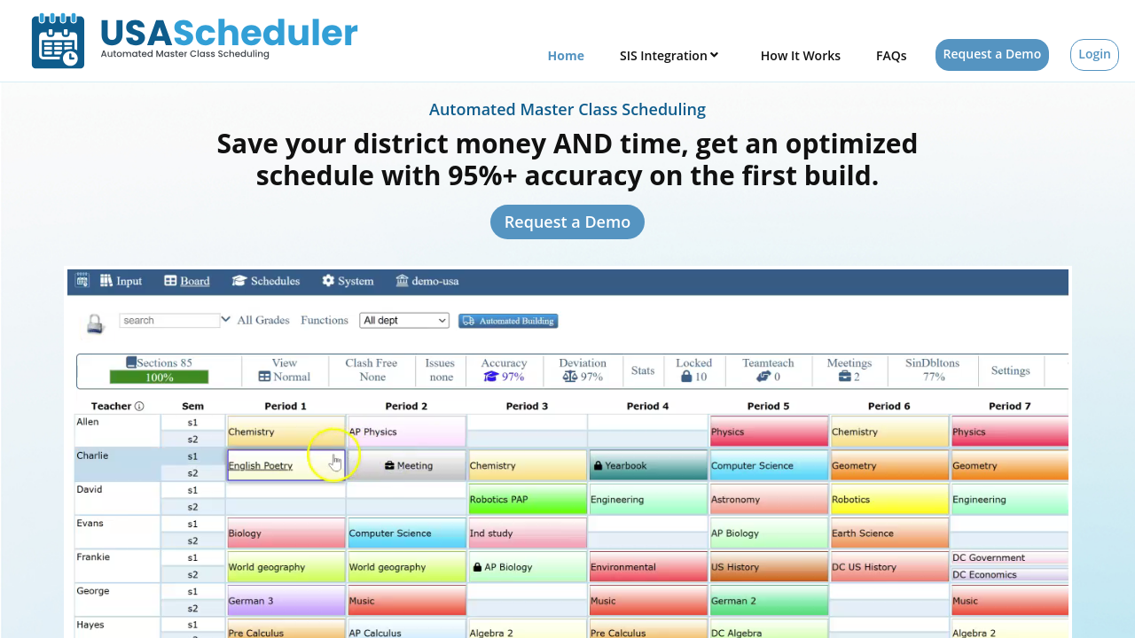 USA Scheduler